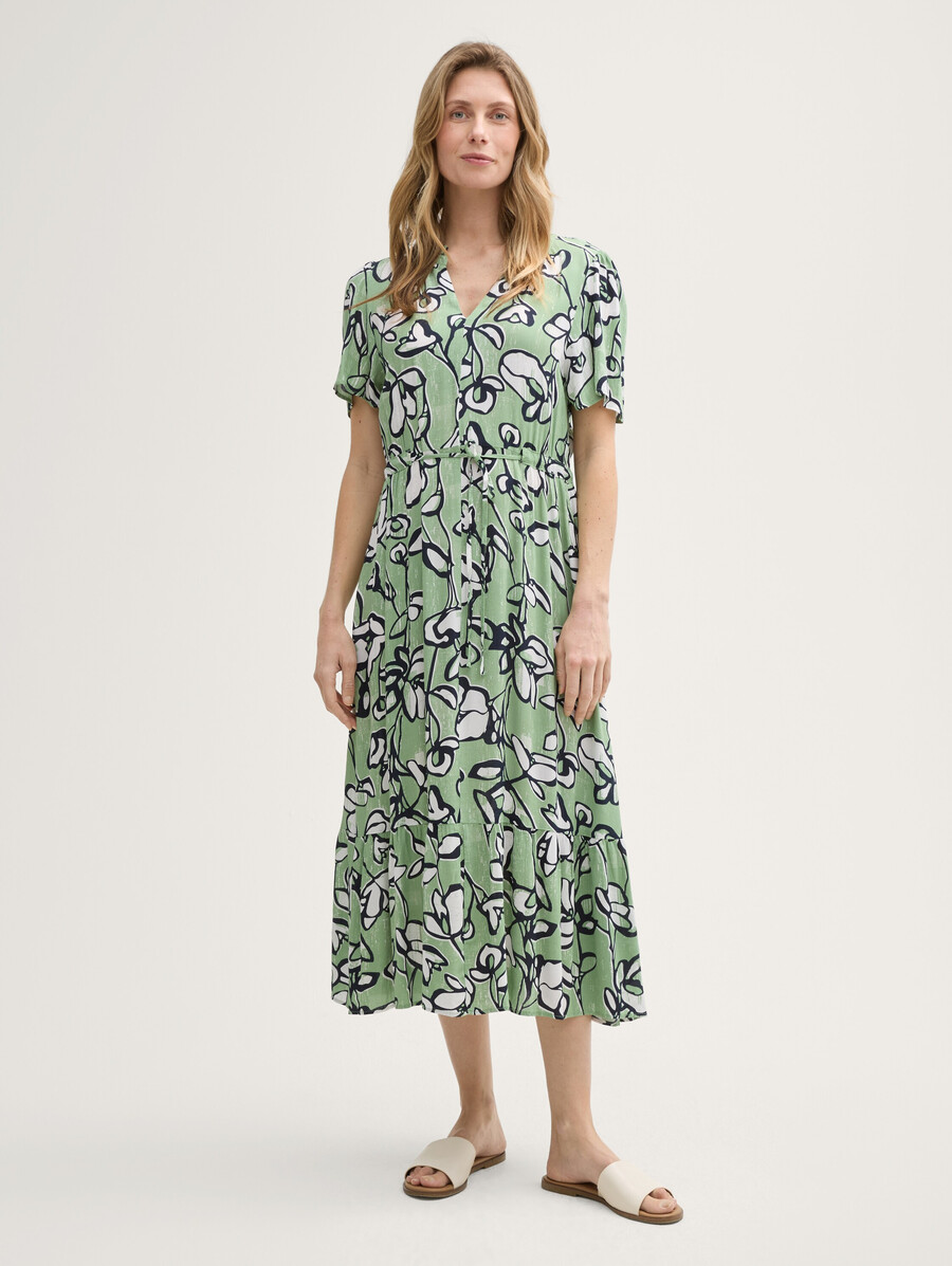 maxikleid mit muster