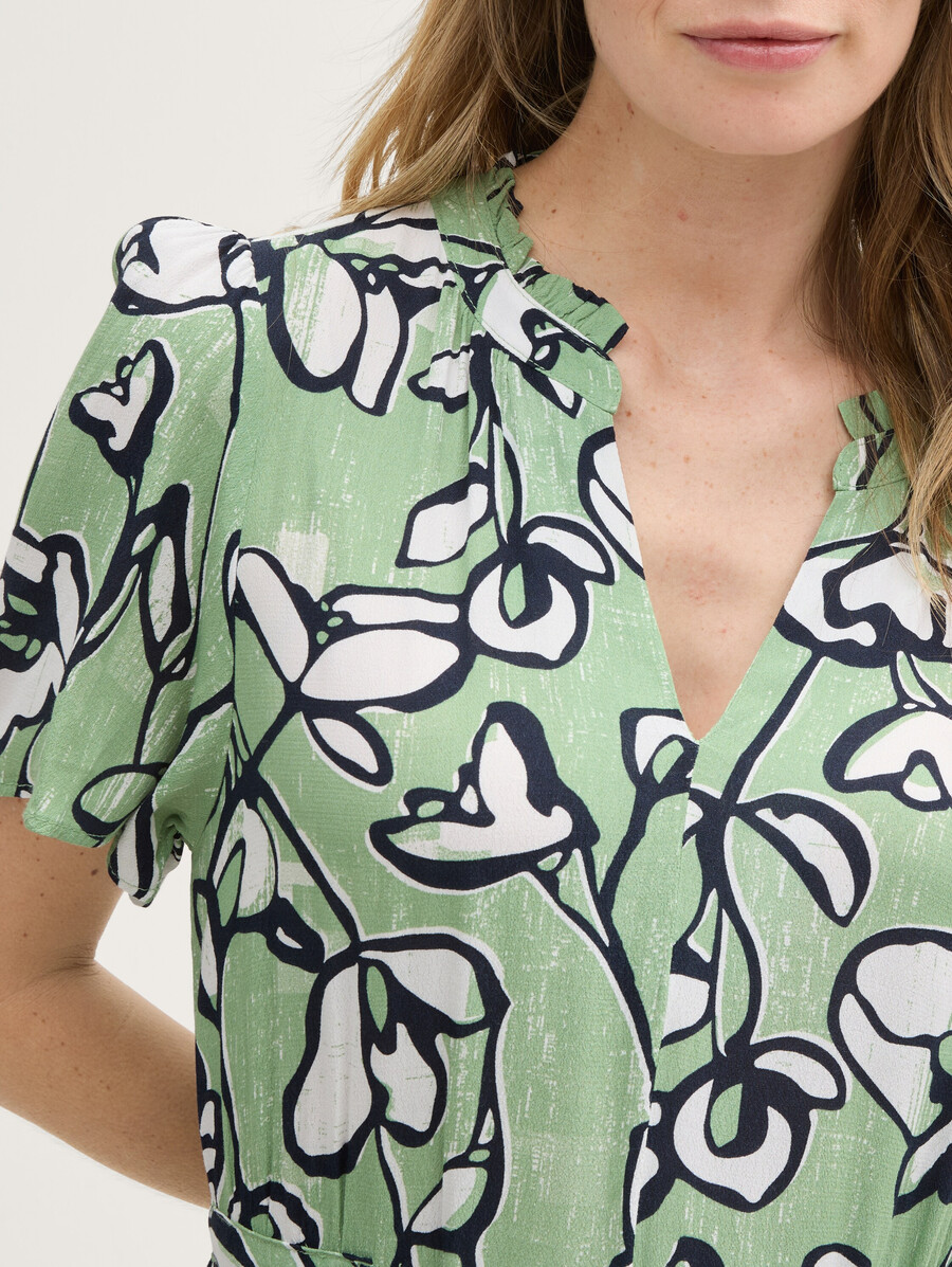 maxikleid mit muster