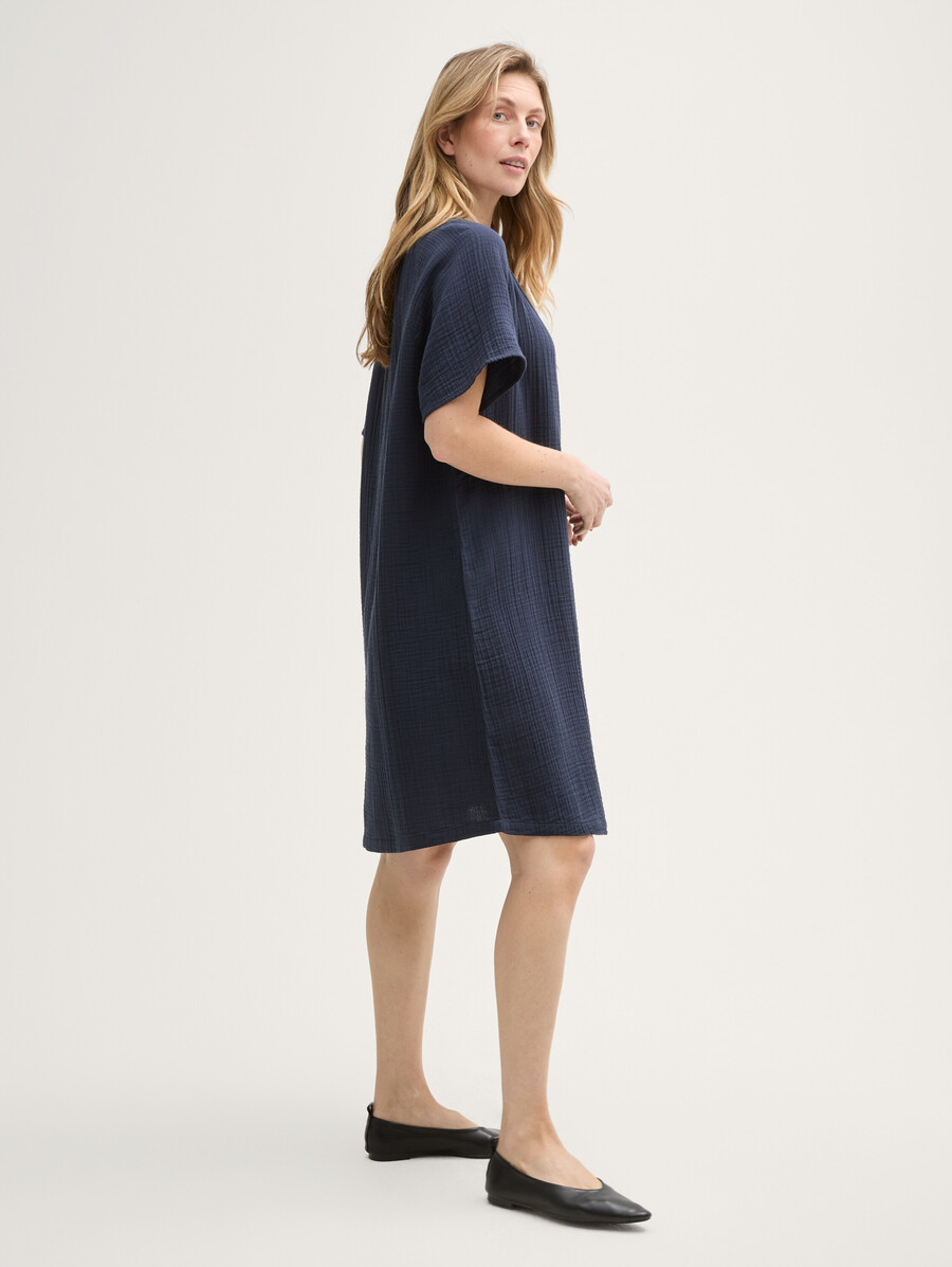 kleid aus baumwollmusselin