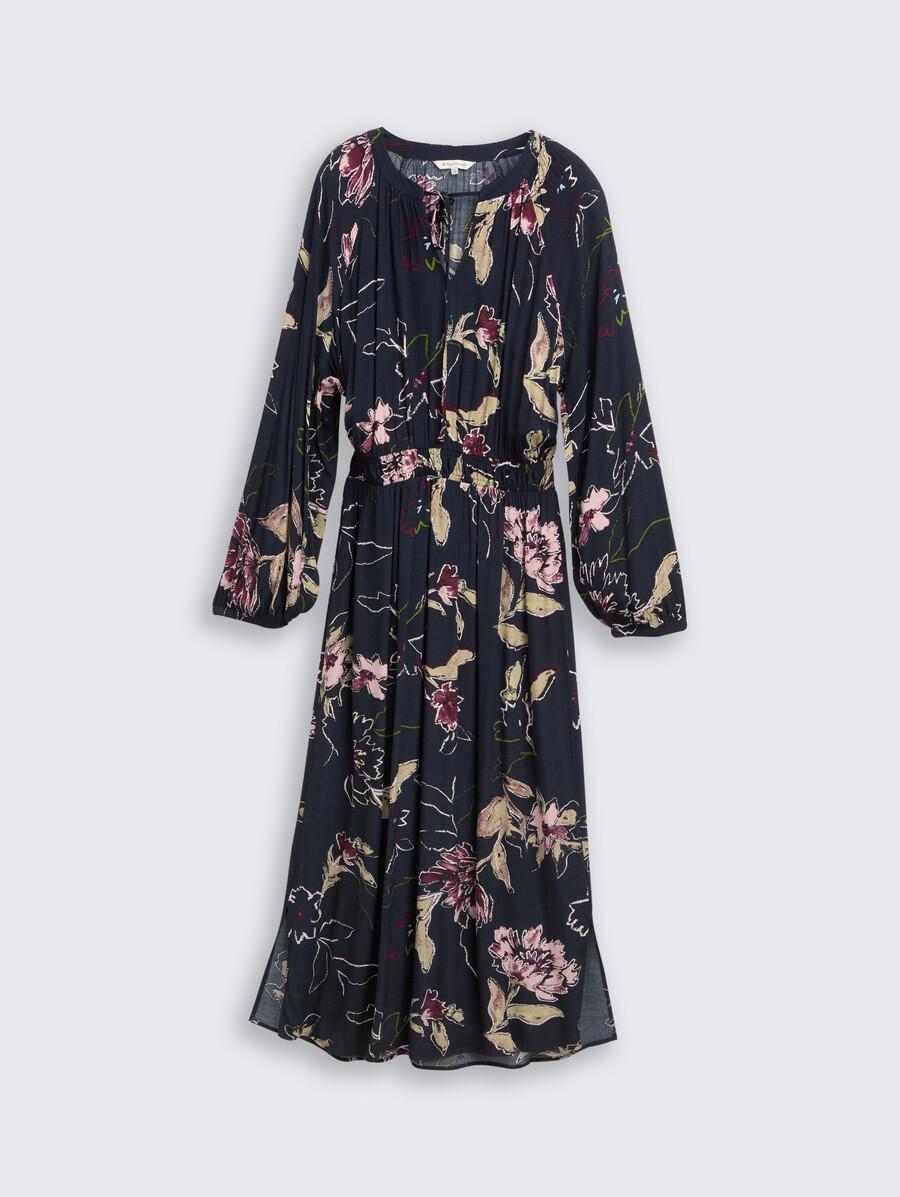 maxikleid mit blumenmuster