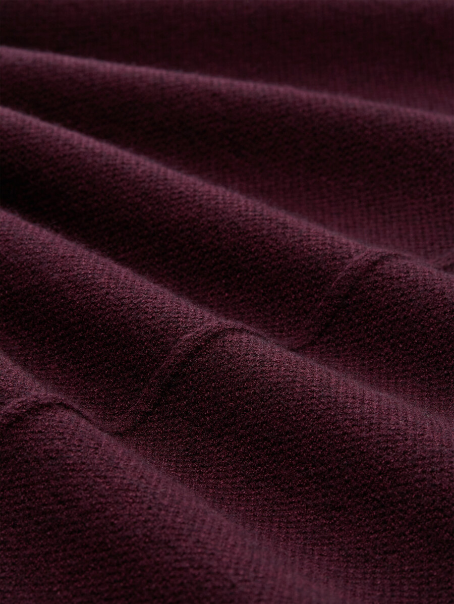 plus size – strickkleid mit stehkragen