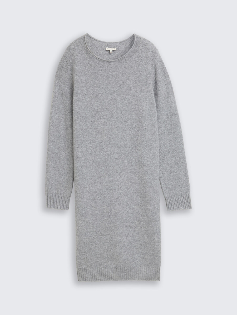strickkleid mit u-boot-ausschnitt