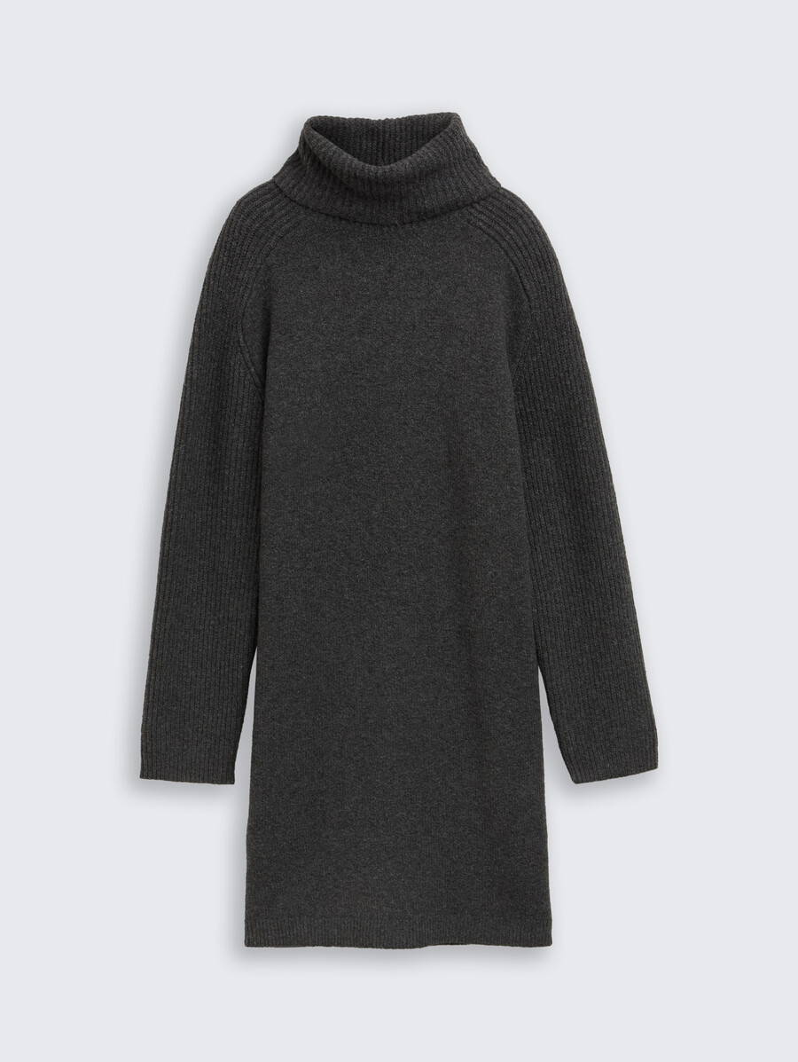 minikleid mit rollkragen