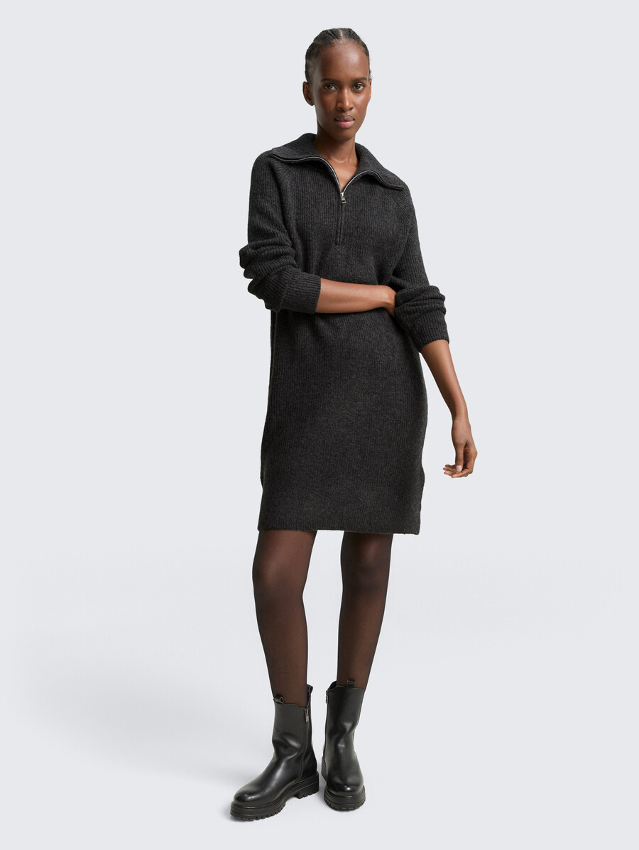 minikleid mit troyerkragen
