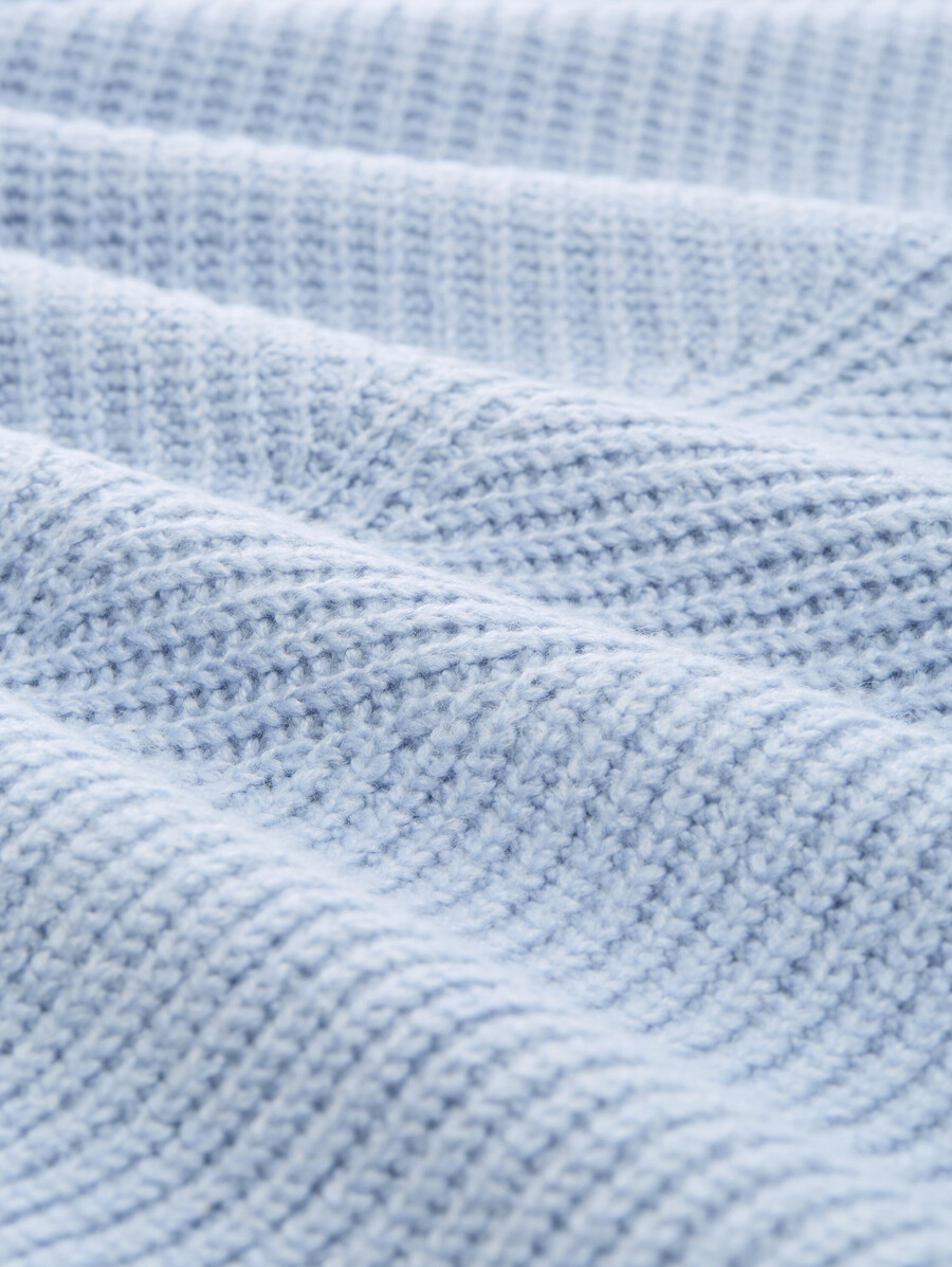plus size – strickpullover mit v-ausschnitt