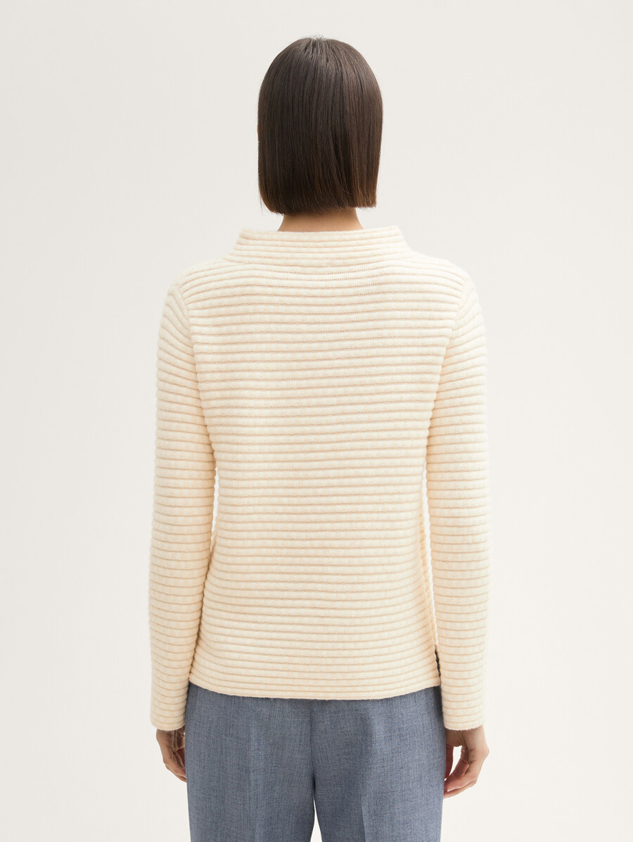 strickpullover mit stehkragen