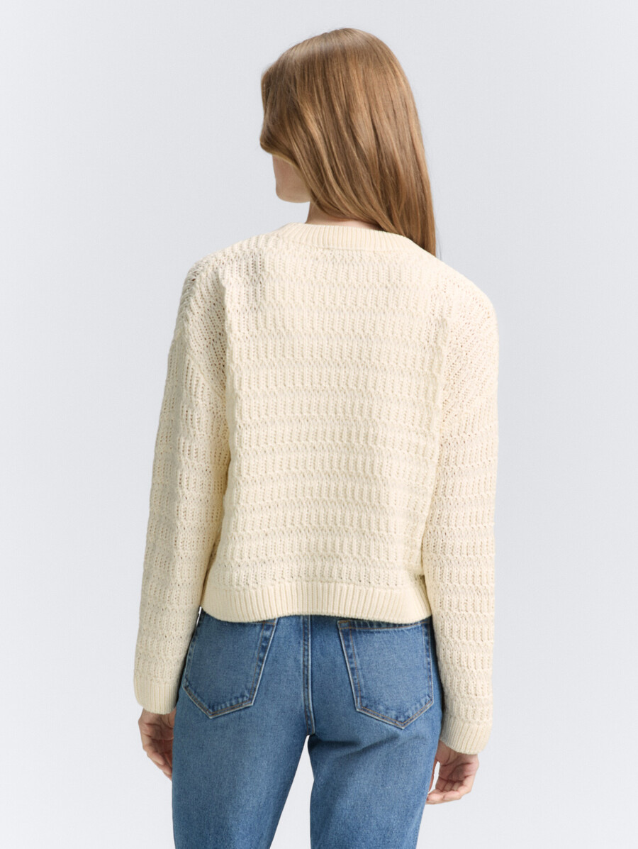strickpullover in lockerer passform