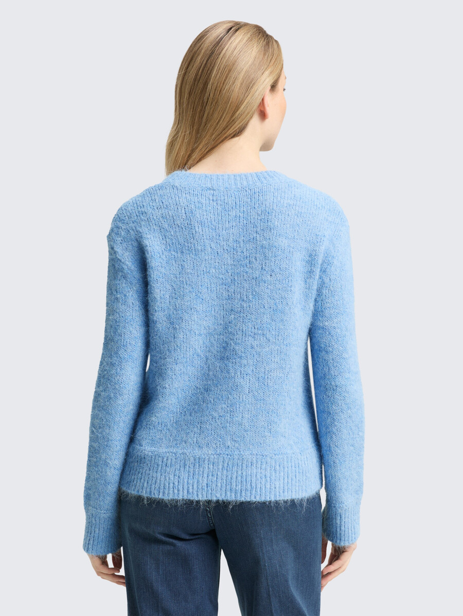 strickpullover mit wollanteil