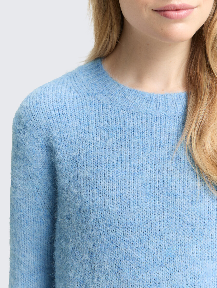 strickpullover mit wollanteil