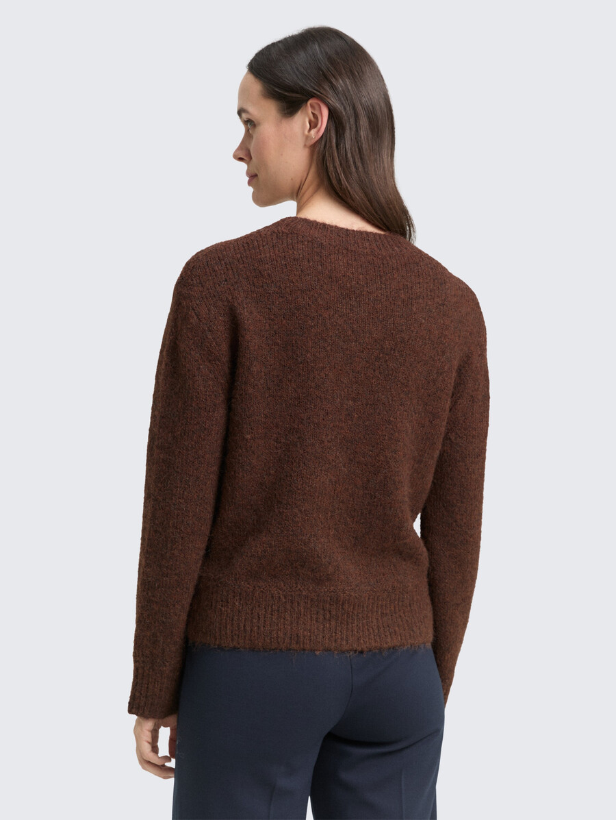strickpullover mit wollanteil