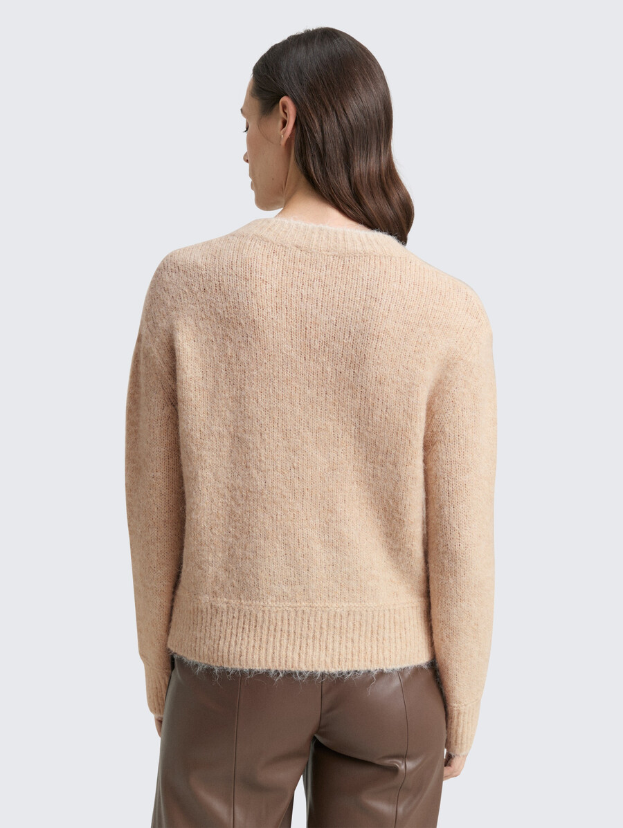 strickpullover mit wollanteil