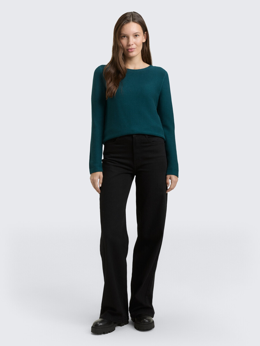 strickpullover aus baumwolle
