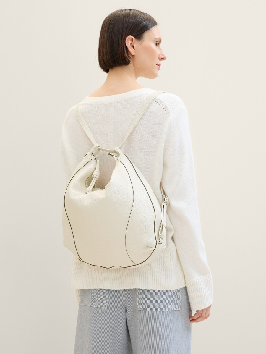 ttmalia l rucksack mit ziernähten