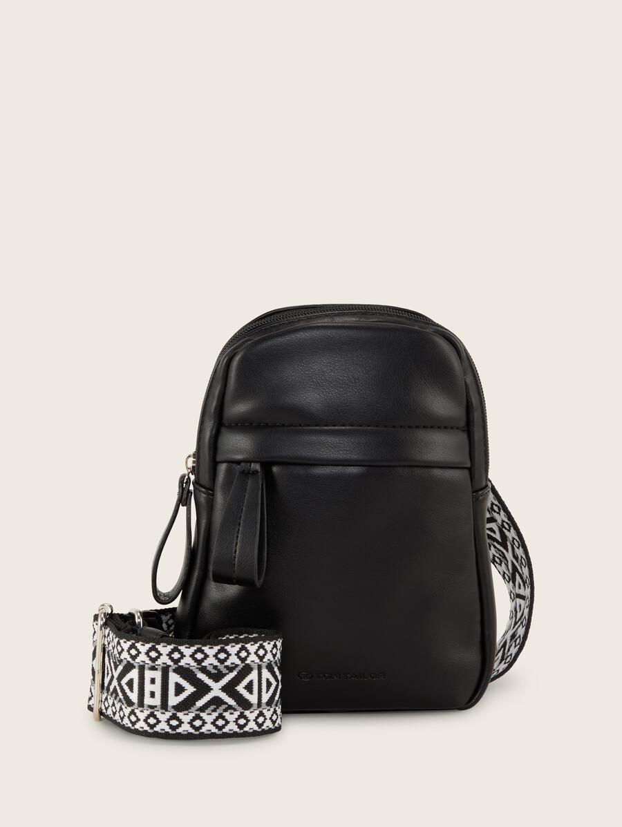ttpalina rucksack mit gemustertem gewebtem riemen