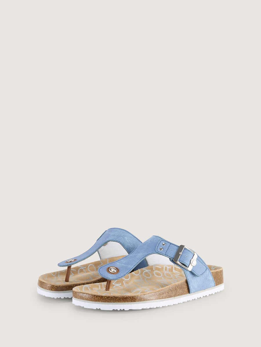 zehenspreizer im denim-look