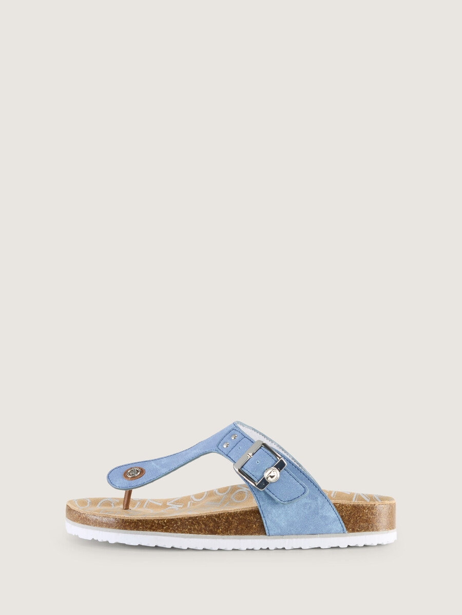 zehenspreizer im denim-look