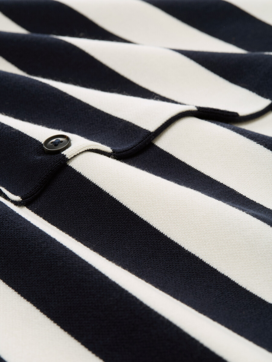 plus size - strickjacke mit streifenmuster