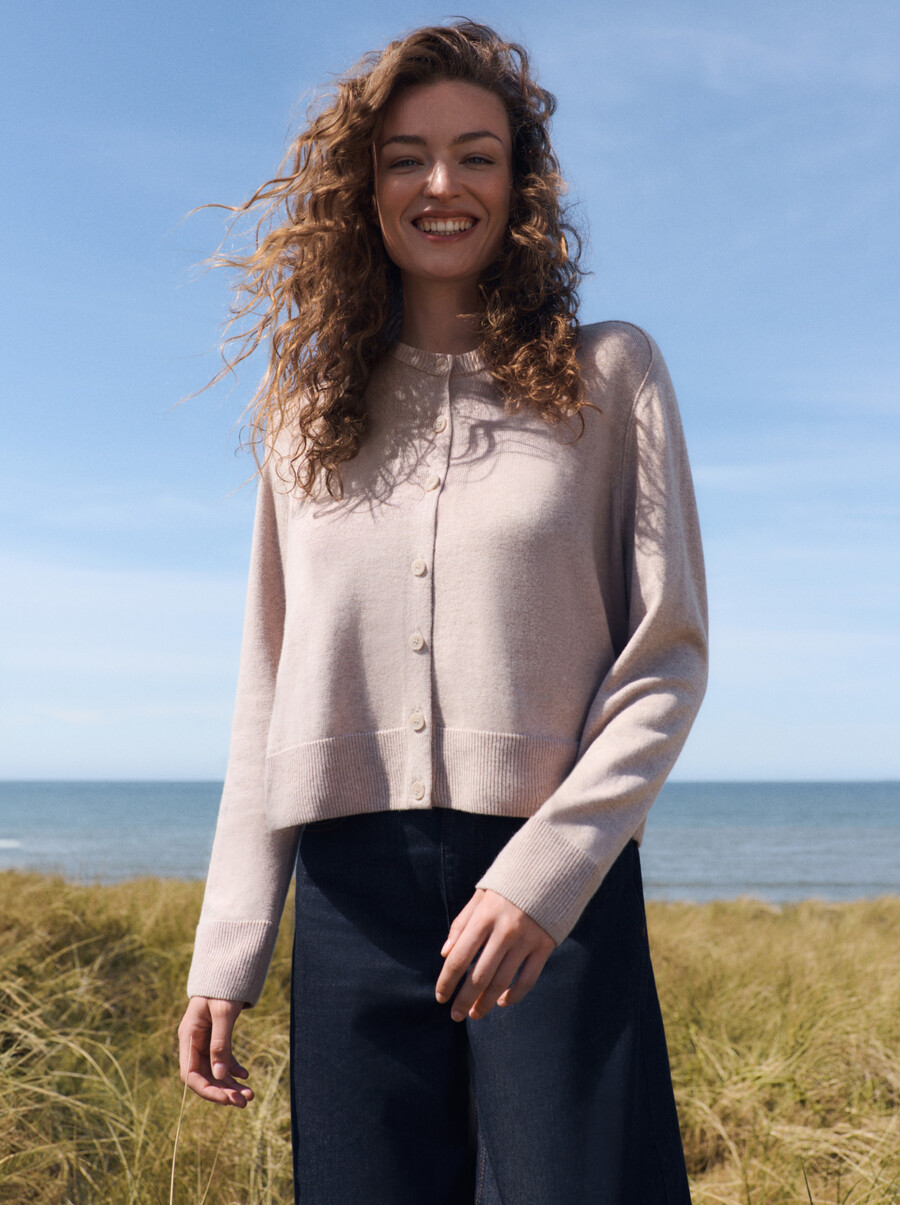 strickjacke aus kaschmirmischung