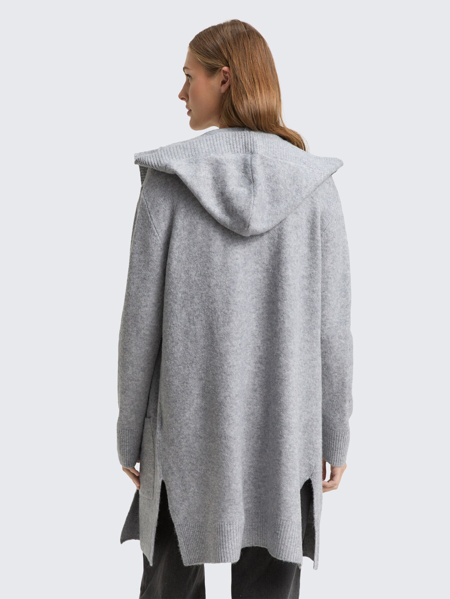 strickjacke mit kapuze