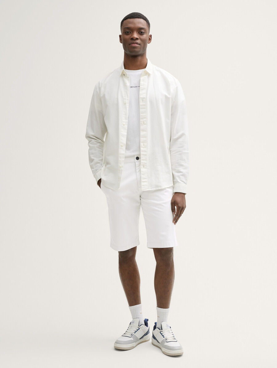 chino-shorts in normaler passform