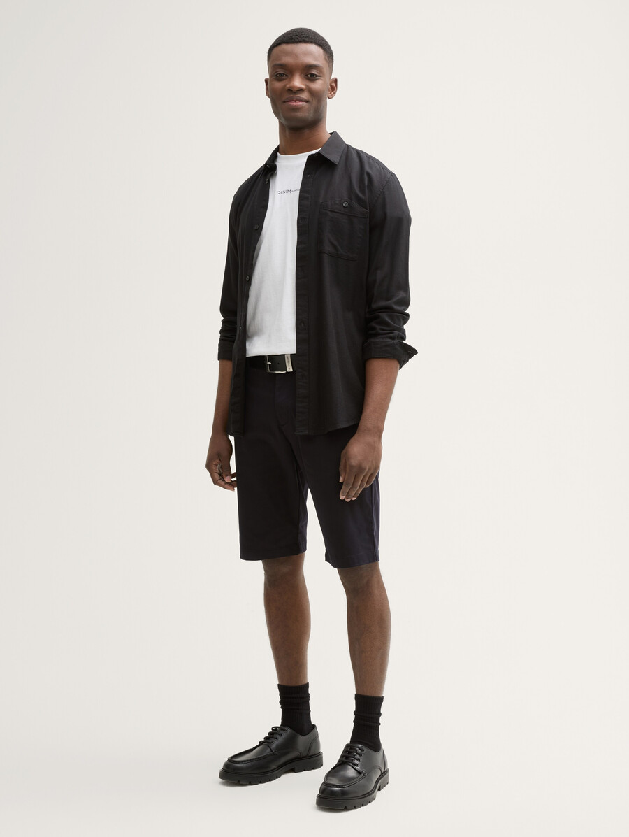 chino-shorts in normaler passform