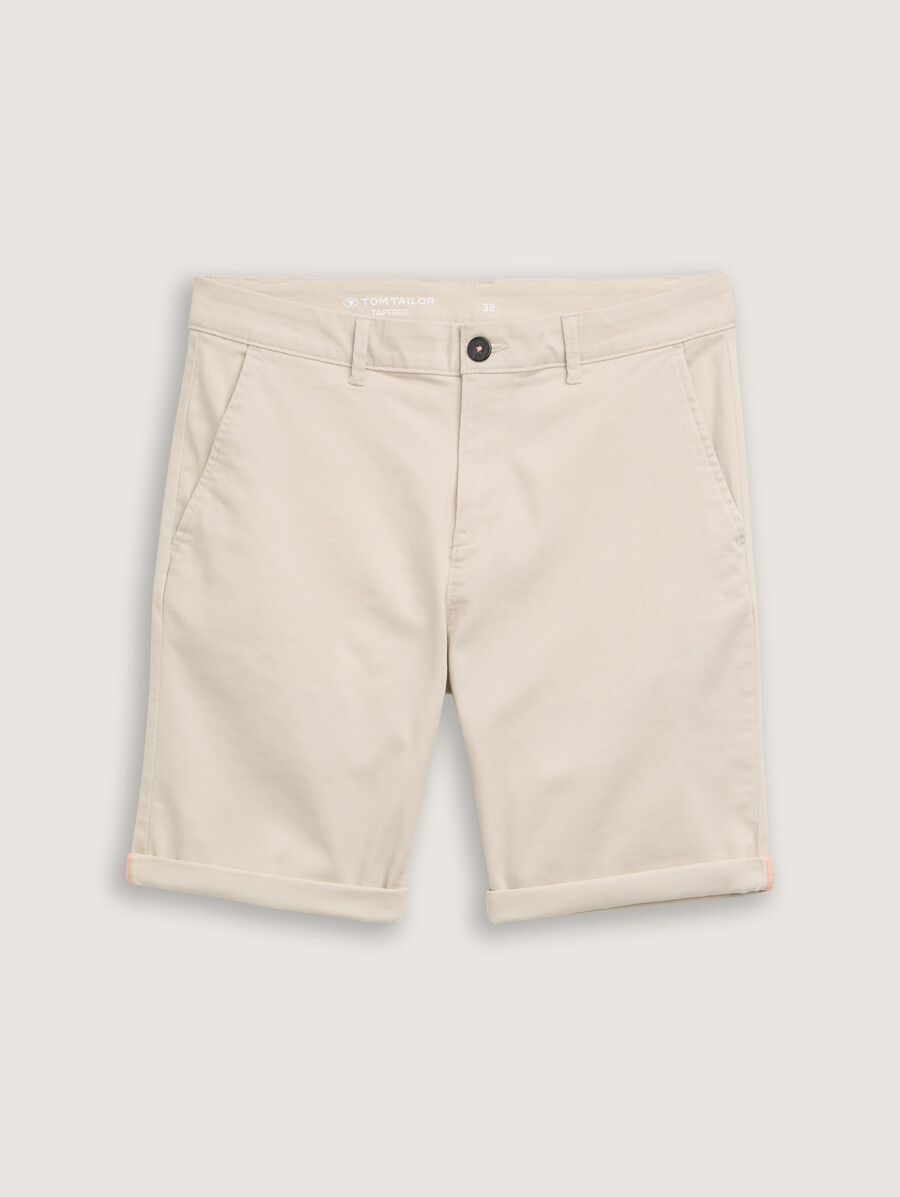schmale chino-shorts