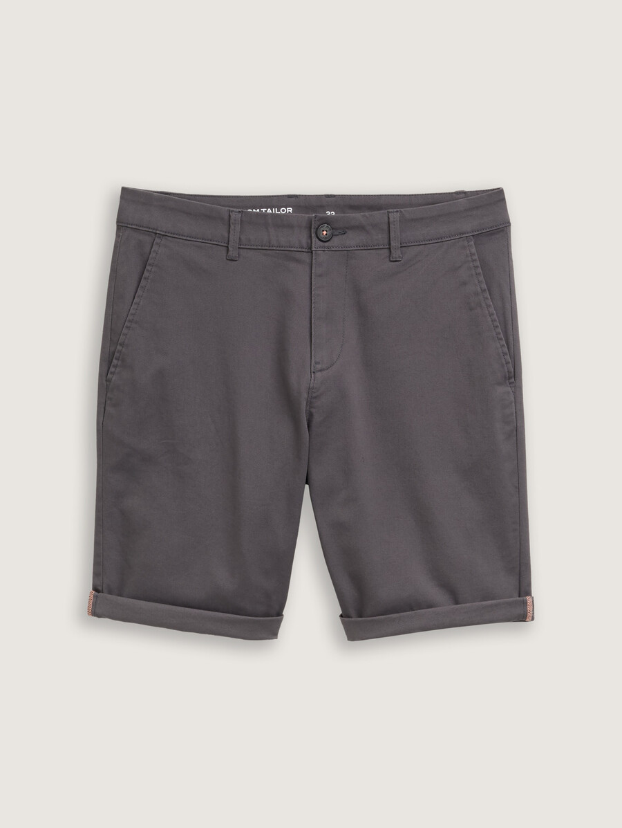 schmale chino-shorts