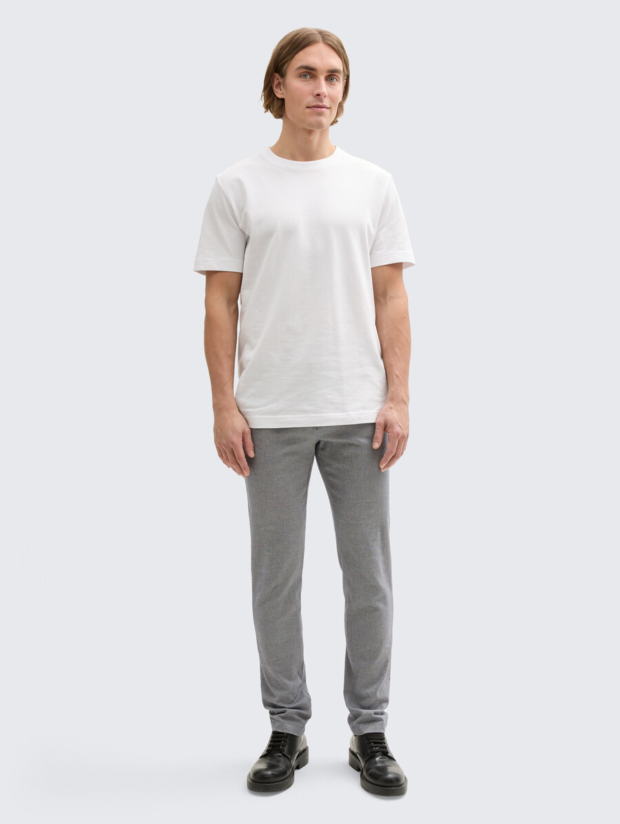tttravis slim chino-hose mit gürtel