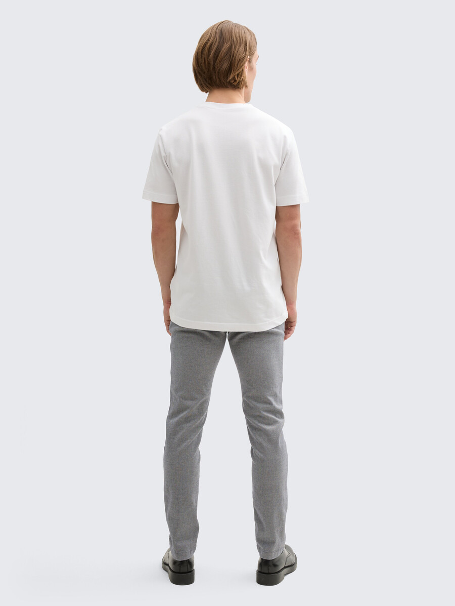tttravis slim chino-hose mit gürtel