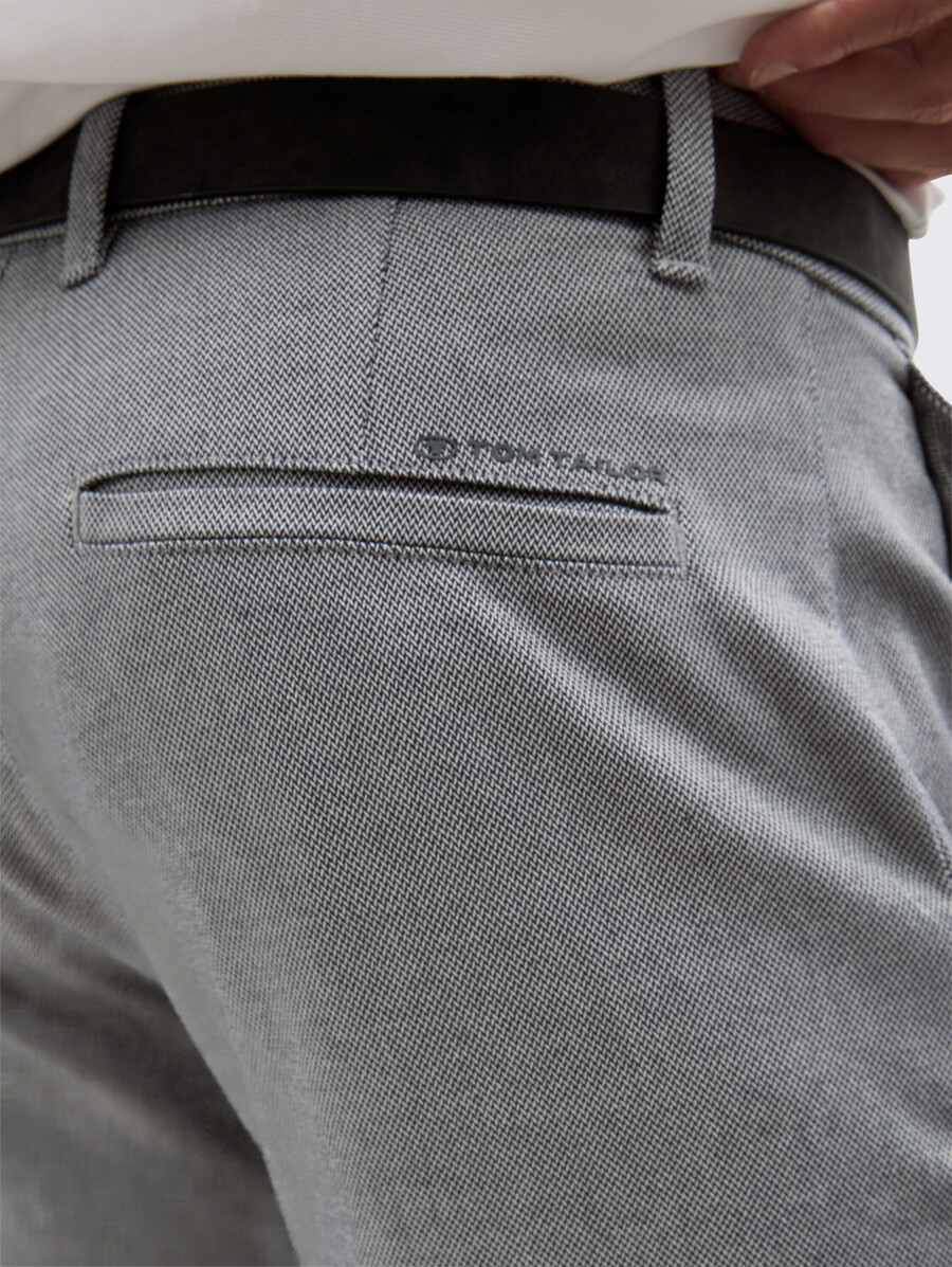 tttravis slim chino-hose mit gürtel