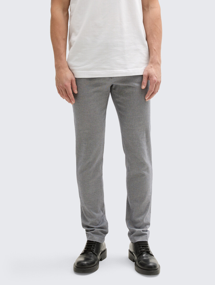 tttravis slim chino-hose mit gürtel