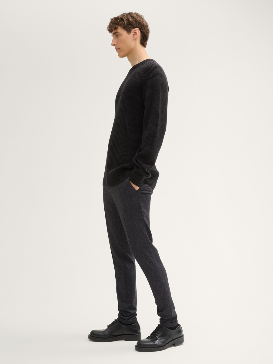 schmal geschnittene jersey-chinos