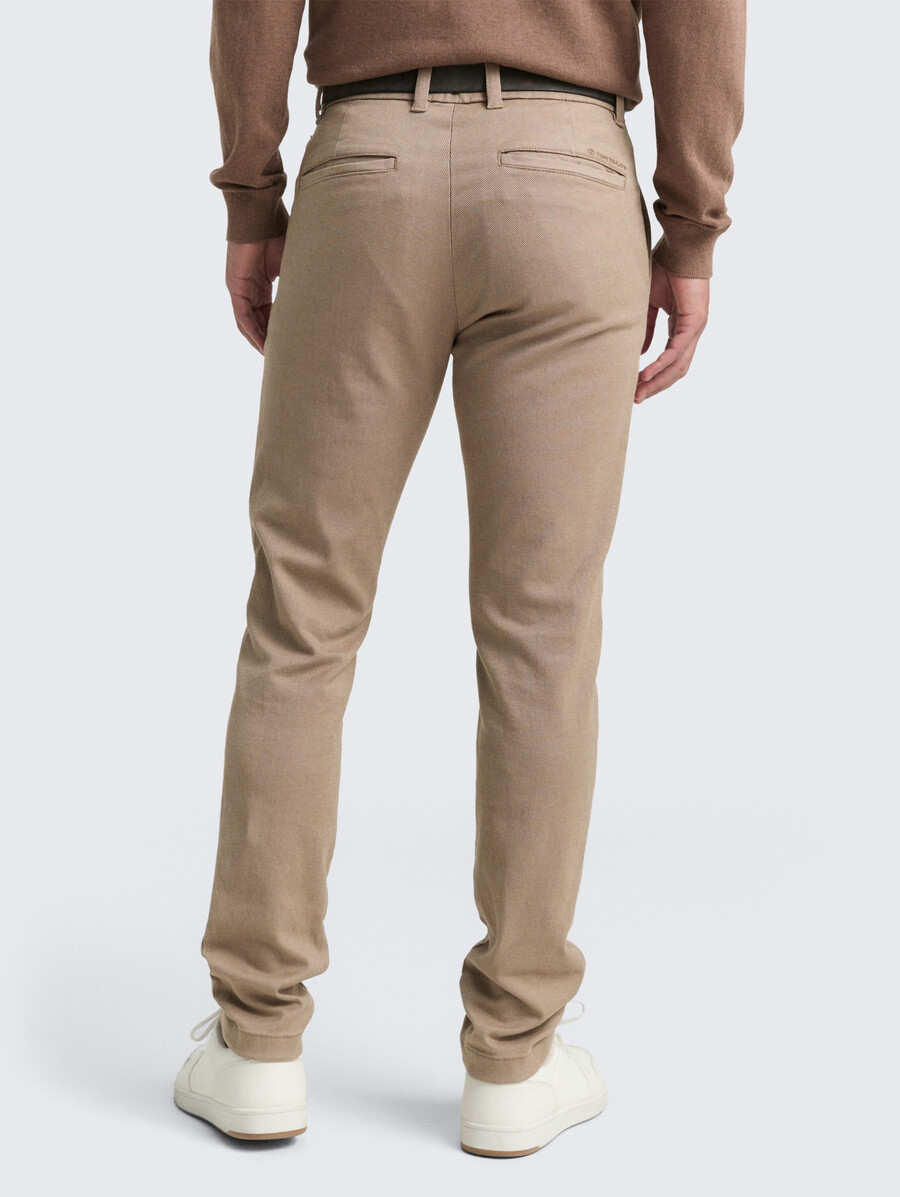 tttravis slim chino-hose mit gürtel