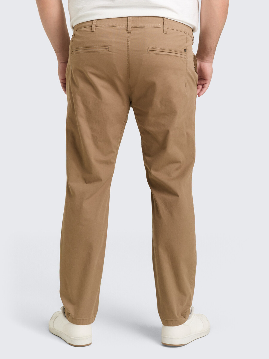plus size – chino-hose mit schmal zulaufendem bein