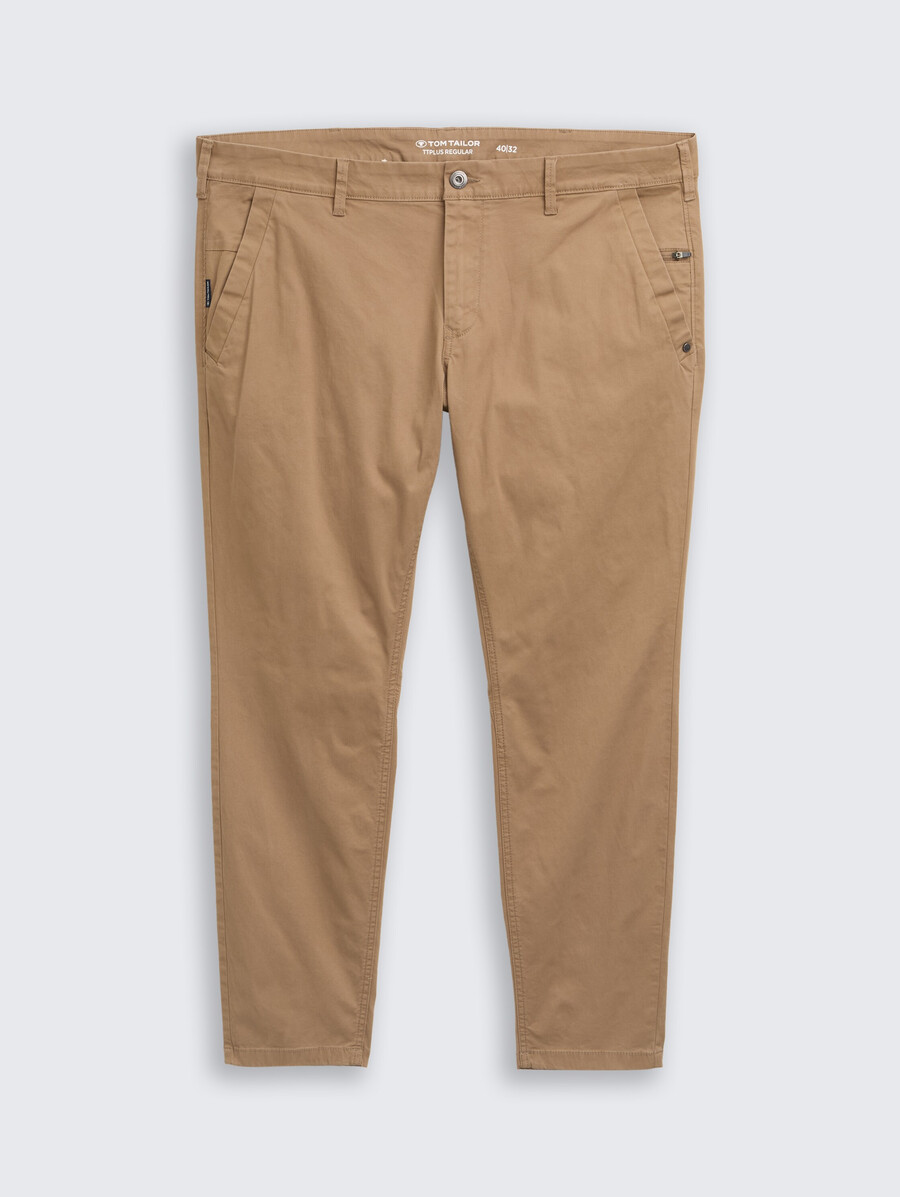 plus size – chino-hose mit schmal zulaufendem bein