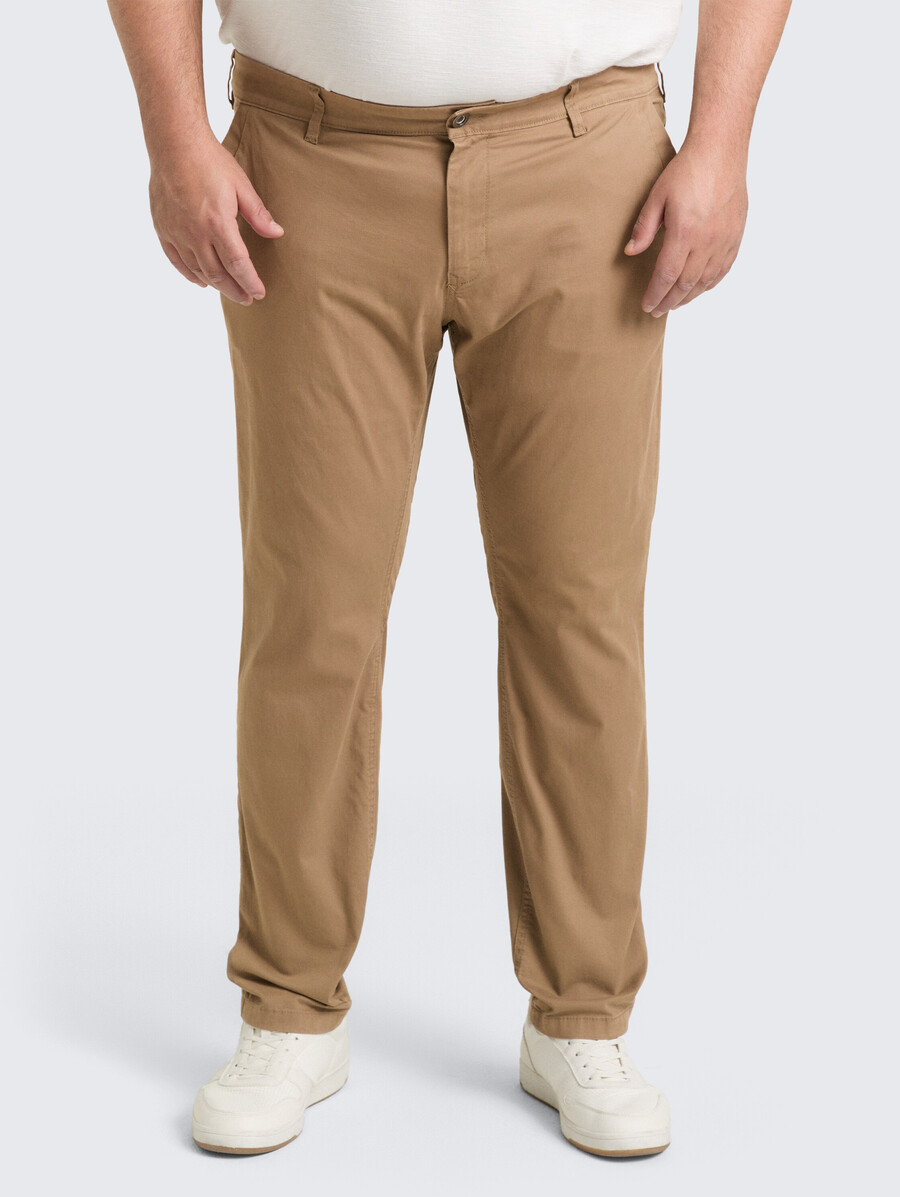 plus size – chino-hose mit schmal zulaufendem bein