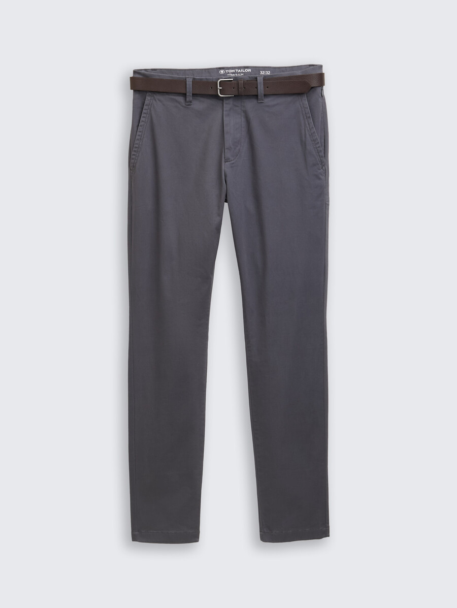 tttravis slim chino mit gürtel