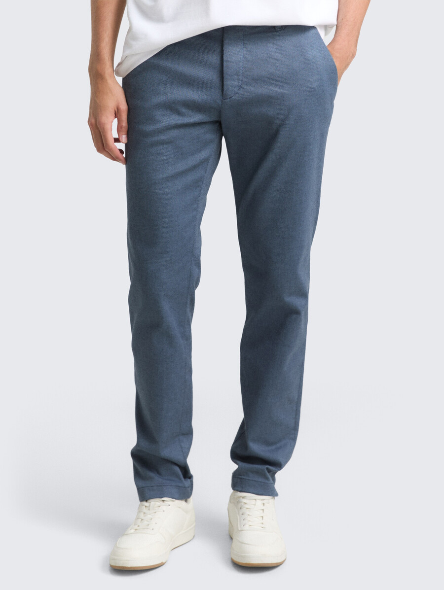 tttravis slim chino-hose mit gürtel