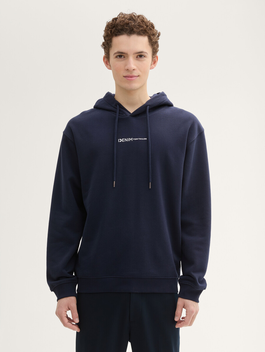 hoodie aus bio-baumwolle