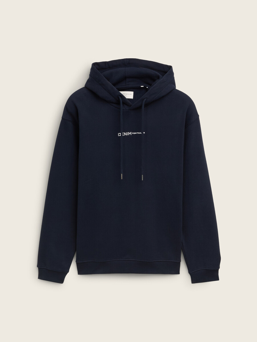hoodie aus bio-baumwolle