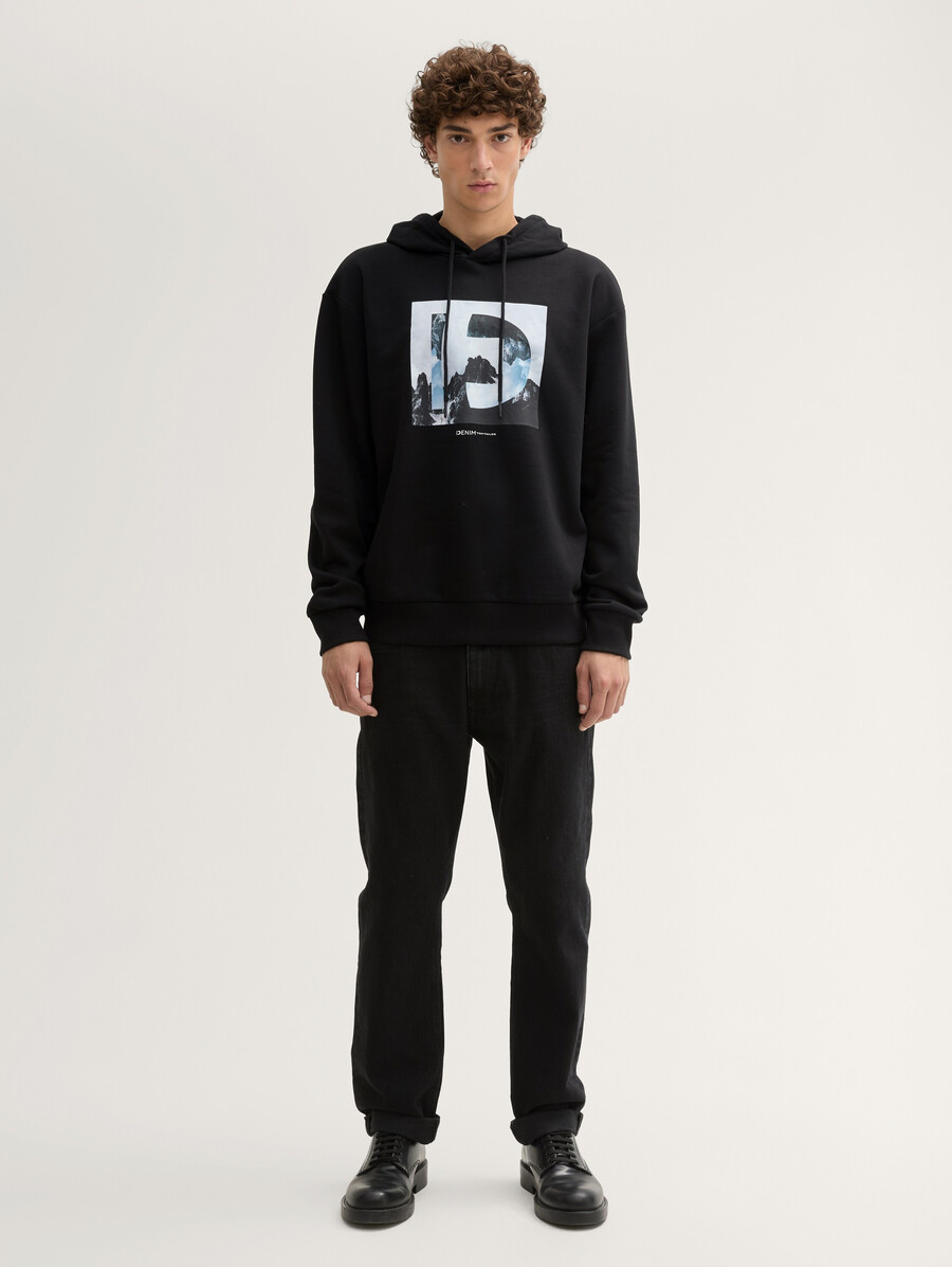 hoodie mit aufdruck