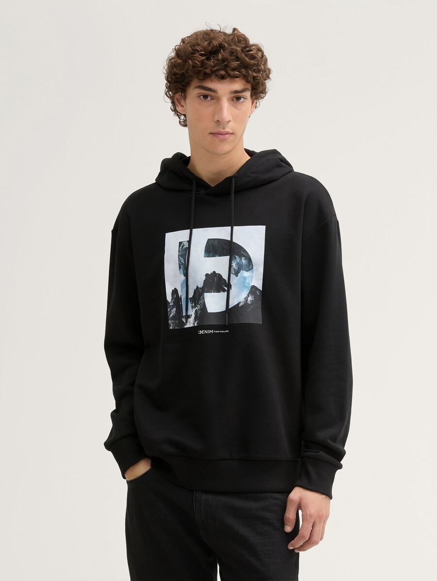 hoodie mit aufdruck
