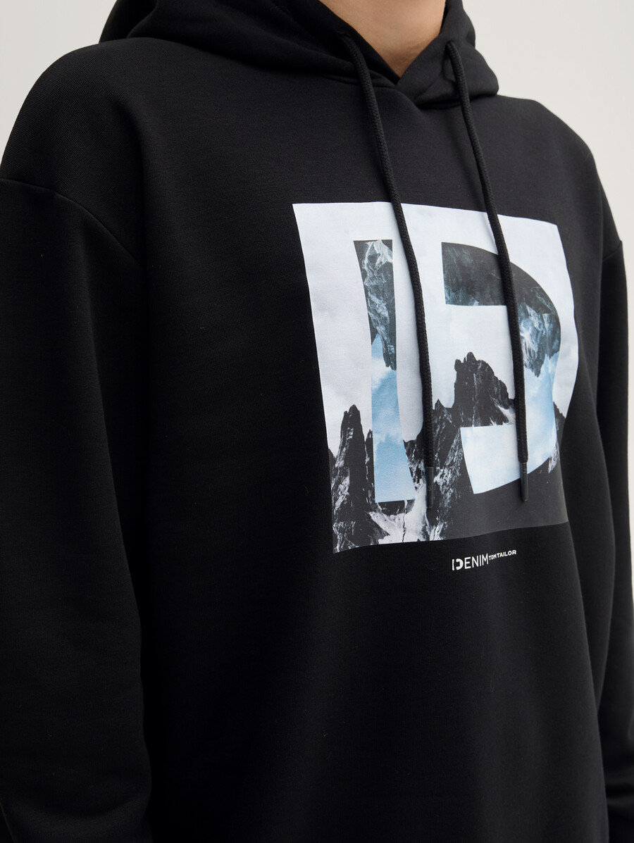 hoodie mit aufdruck