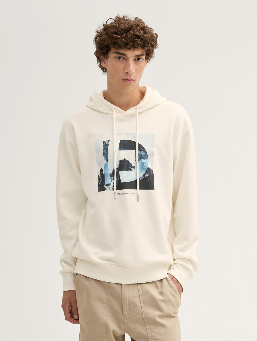 hoodie mit aufdruck