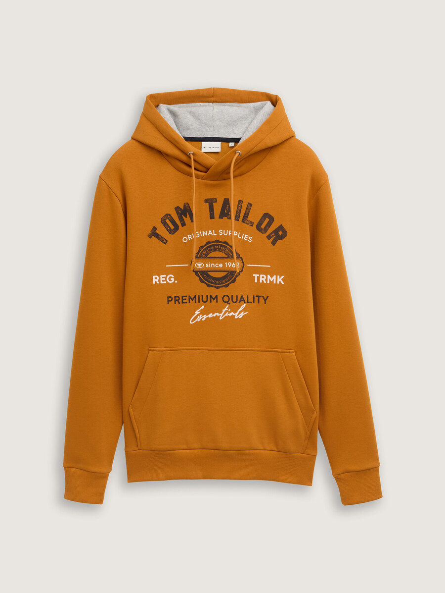 kapuzenpullover mit logodruck