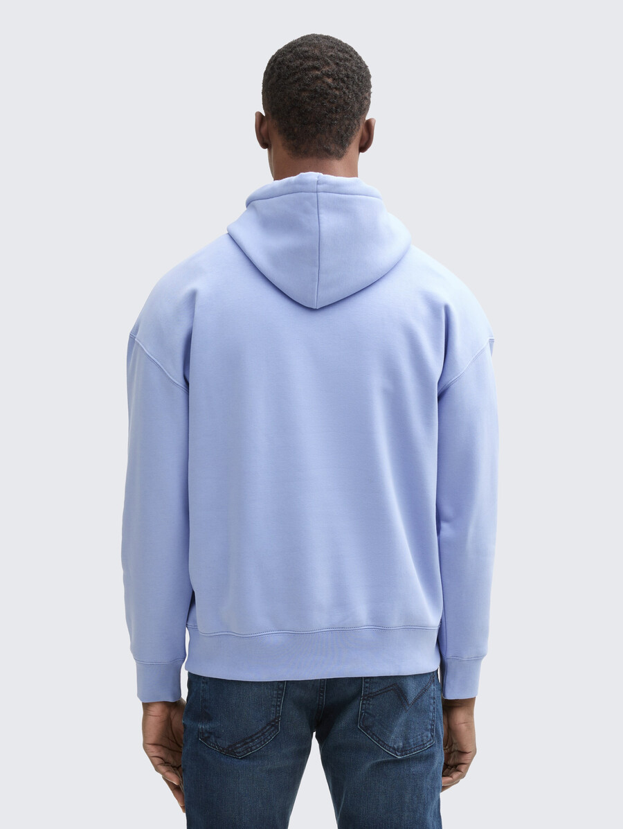 lässiger hoodie mit logoprint