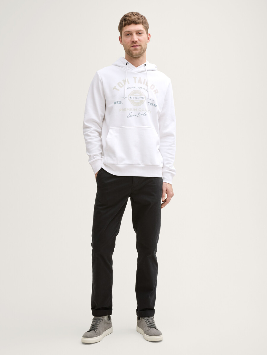 kapuzenpullover mit logodruck
