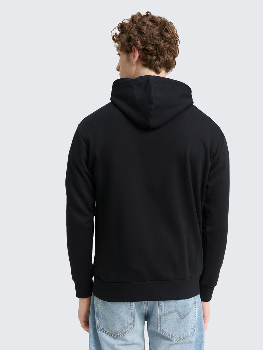 kapuzenpullover mit aufdruck