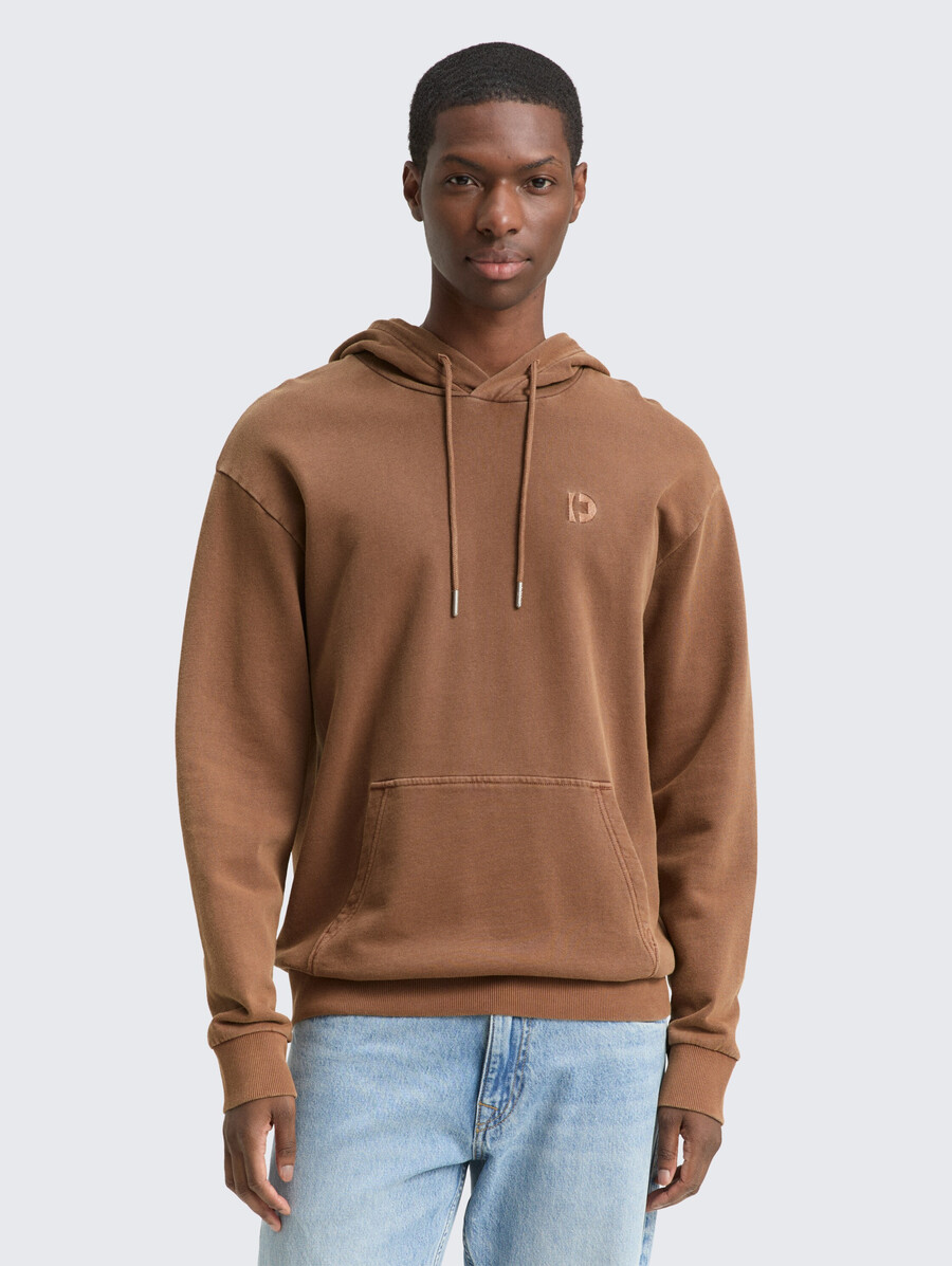 Überfärbter hoodie