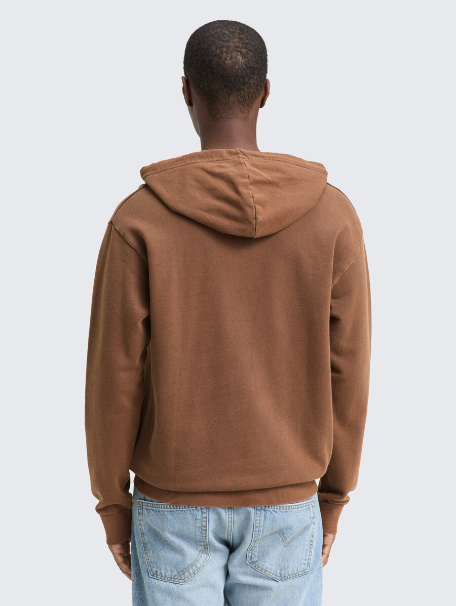 Überfärbter hoodie